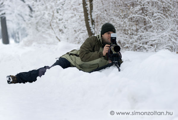 20100207_werk_0058.JPG - A tli vrsbegyfotzson. A werkfotkrt ksznet a menyasszonyomnak Anginak, aki elksrt erre a fotzsra, a hideg ellenre is.